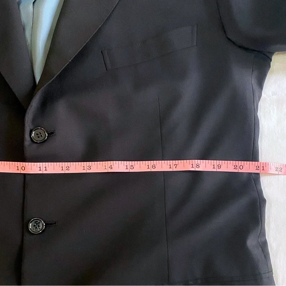 Brioni‎ Palatino Navy Blue Super 150's Wool 3-Button Blazer 56 (46 US)